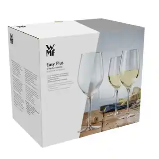 Wmf Easy Plus Kieliszek do Wina, Material, Przezroczysty, 390 ml x 6 sztuk