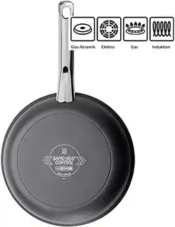 WMF Steak Profi patelnia indukcyjna 24 cm, patelnia do steków, idealna do ostrego smażenia, wielowarstwowy, Rapid Heat Control, patelnia grillowa powlekana 1771246021