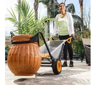 Worx Taczka Ogrodowa WG050 Mocna Aerocart 120L 8w1 140KG