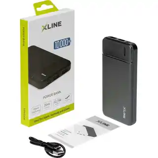 X-line Powerbank 10000 Mah Xline XPB120K Czarny 22,5W