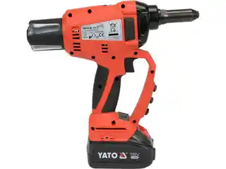 Yato Nitownica 18V Na Nity 2.4, 3-3.2, 4, 4.8-5Mm Z Baterią I Ładowarką YT-82955