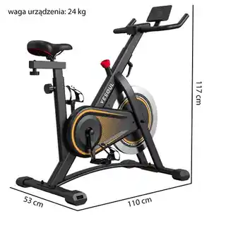 Yesoul Rower spinningowy A1 Czarny