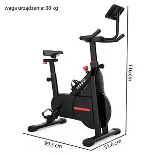 Yesoul Rower spinningowy C1A Czarny