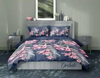 Zaratex Pościel 160 x 200 3cz Satynowa Zaratex Orchids