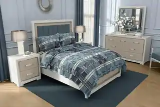 Zaratex Pościel bawełniana 140x200 Madras, naturalna, miękka, przewiewna