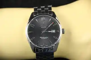 Zegarek męski Atlantic 51752 41 65SM stalowa koperta bransoleta datownik szary tarcz