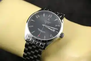 Zegarek męski Atlantic 51752 41 65SM stalowa koperta bransoleta datownik szary tarcz