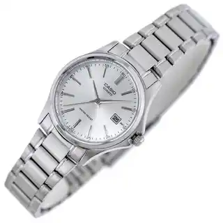 Casio LTP-1183A-7A zegarek damski analogowy stal kwarcowy srebrny złoty indeksy datownik