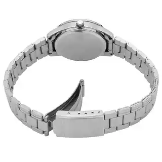 Casio LTP V005D 2B3 zegarek damski, stalowa bransoleta, kwarc, datownik, wodoodporność 30m, oryginalne opakowanie
