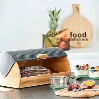 Zeller Chlebak, Czarny, 39 x 27 x 19 cm