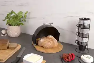 ZELLER Designerski chlebak na pieczywo, pojemnik na chleb
