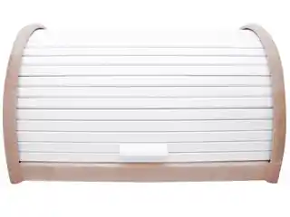 ZELLER Drewniany chlebak, pojemnik na pieczywo, 39x25x21cm