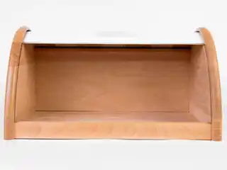 ZELLER Drewniany chlebak, pojemnik na pieczywo, 39x25x21cm