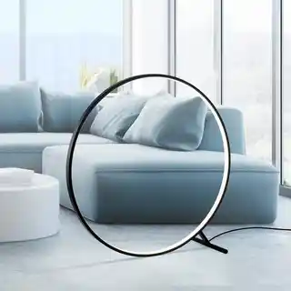 ZUMA LINE Lampa podłogowa HULA 320-18 oprawa w kolorze czarnym