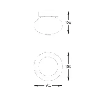 ZUMA LINE Plafon OMI 1189 oprawa w kolorze złotym