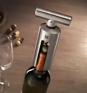 Zwilling 39500 048 0 korkociąg, 19 cm, stal nierdzewna, ergonomiczny, do wina, kolekcja Sommelier