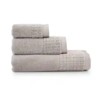 Zwoltex Komplet ręczników w pudełku 3 szt Paulo 3 AB Sepia-5908 ręczniki 30x50 50x100 70x140