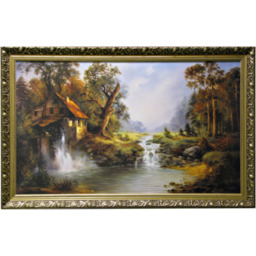 Reprodukcja - rama złota 60 x 100 cm