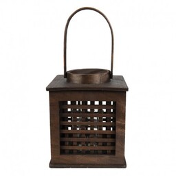 Lampion Boho Bambusowy Brązowy D Clayre & Eef