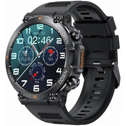 GRAVITY Smartwatch GT7-1 PRO Multisport Czarny Ø47mm
