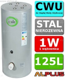 Bojler Joule 125l 1w zasobnik nierdz. 1 wężownica