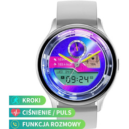 Zegarek SMARTWATCH na Komunię Rubicon RNCF11 szary +