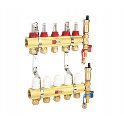 Rozdzielacz 5 Obwodów Ogrzewania Podłogowego Do Podłogówki