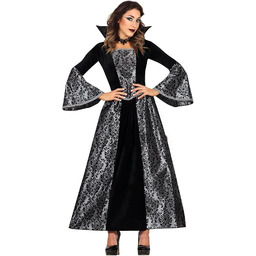 FIESTAS GUIRCA Kostium Glamuress Vampire - Srebrna