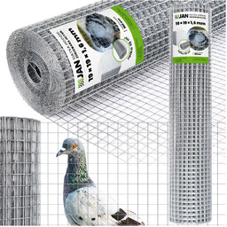 Siatka Zgrzewana 19x19x1,6mm na Woliery 10m2 Ogrodzenie Klatki