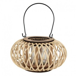 Lampion Boho Bambusowy Brązowy E Clayre & Eef