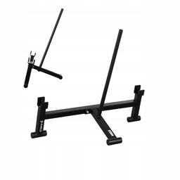 Czarny podnośnik do sztangi do 320kg komercyjny barbell