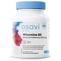 Witamina B5 Kwas Pantotenowy 200mg suplement diety 90