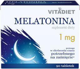 Vitadiet Melatonina 1 mg, 90 tabletek