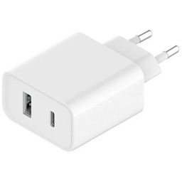 Xiaomi Mi ładowarka sieciowa USB/USB-C 33W EU biała