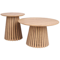 Zestaw stolików kawowych Arezzo, dziki dąb