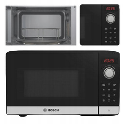 Kuchenka mikrofalowa wolnostojąca Bosch FEL023MS2 czarna 800W 20L