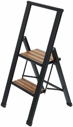 WENKO Aluminiowa drabina, 2-stopniowa