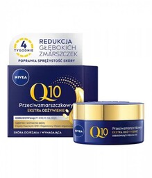 NIVEA Q10 Odbudowujący krem przeciwzmarszczkowy na noc -