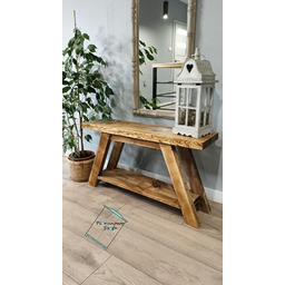 Pakamera Ławka, siedzisko z litego jesionu Vintage