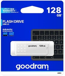 Goodram Pendrive UME2 128GB USB 2.0 Biały
