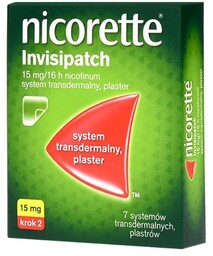 Nicorette Invisipatch Plastry na rzucanie palenia15 mg/16 h,