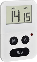 TFA Dostmann Cyfrowy timer ze stoperem, 38.2047.02, łatwa