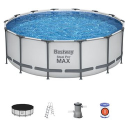 Basen stelażowy Steel Pro MAX Ø427 x 122