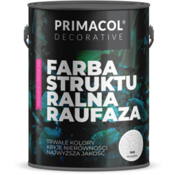 Farba strukturalna Raufaza biały 10 l Primacol Decorative