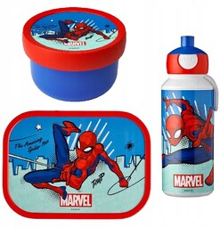Mepal Lunchbox Śniadaniówka Bidon Fruitbox Spiderman Bez Bpa