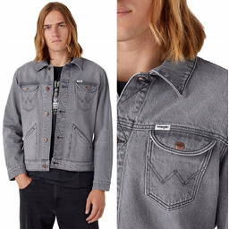 Wrangler ICONS 124MJ JACKET Bright Side SZARA KATANA