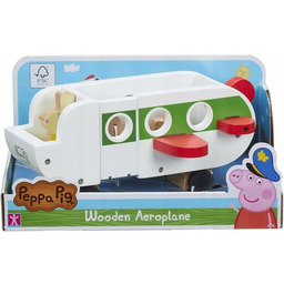 Peppa Drewniany samolot z figurką 07211