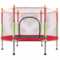 Trampolina z siatką Ikonka 140 cm Ft 4,5