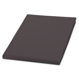 Karo Prześcieradło bawełniane 200x220 grafitowe jednobarwne