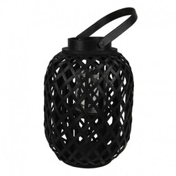 Lampion Boho Bambusowy Czarny L Clayre & Eef